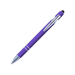 Touch-Kugelschreiber Wangerooge, blaue Mine, violett