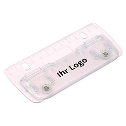 Kunststoff-Locher, transparent