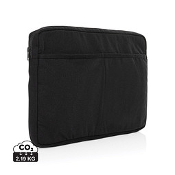 Laluka AWARE™ 15,6 Zoll Laptoptasche aus recycelter Baumwolle, schwarz