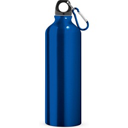LANDSCAPE L. Aluminium-Sportflasche mit Karabiner 800 ml, Königsblau