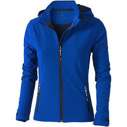 ELEVATE Damen Softshell Jacke Langley, blau, S