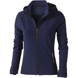 ELEVATE Damen Softshell Jacke Langley, dunkelblau, XS