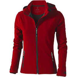 ELEVATE Damen Softshell Jacke Langley, rot, XS