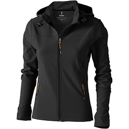 ELEVATE Damen Softshell Jacke Langley, anthrazit, XXL