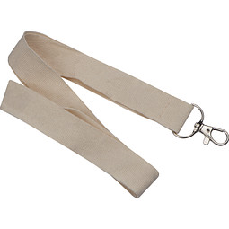 Lanyard aus Baumwolle, beige