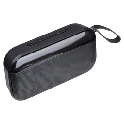 Lautsprecher mit LED Licht, schwarz