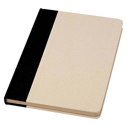 Liliana A5 Hardcover Zuckerrohr Notizbuch, schwarz