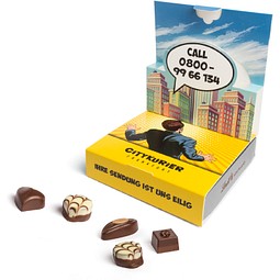 Lindt Mini Pralinés in Pop-Up Kartonage, 44 g, Sprechblase, inkl. Druck