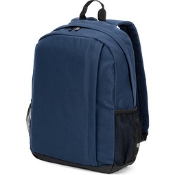 LIVERPOOL. Laptop-Rucksack aus recyceltem 600D Polyester, 15", Blau