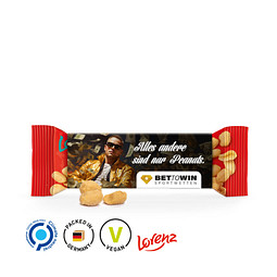 Lorenz Erdnüsse im Werbeschuber, inkl. Druck