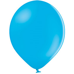 Luftballon aus nachwachsendem Naturkautschuk , Ø ca. 30 cm, Cyan