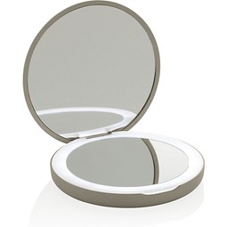 Lumora aufladbarer RCS LED Make-Up-Spiegel, beige