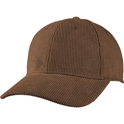 Luxury Fine Rib Cap, Dunkelbraun
