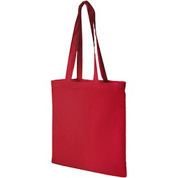 Madras Baumwoll Tragetasche, rot