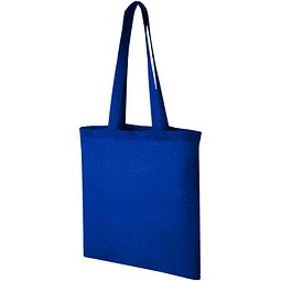 Madras Baumwoll Tragetasche, royalblau