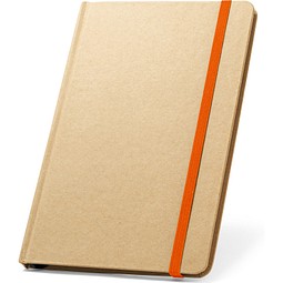 MAGRITTE. A5 Notizbuch mit linierten Blättern, Orange