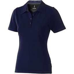 ELEVATE Damen Stretch Poloshirt Markham, dunkelblau, XS