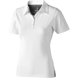 ELEVATE Damen Stretch Poloshirt Markham, weiß, M