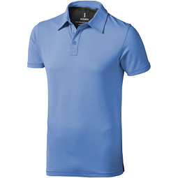 ELEVATE Herren Stretch Poloshirt Markham, hellblau, M