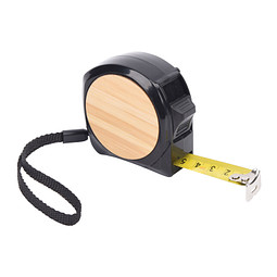 Maßband BAMBOO MEASURE, 5 m,braun, schwarz