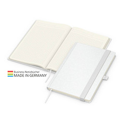 Geiger-Notes Match-Book Creme Bestseller Notizbuch Natura A4, inkl. Druck, weiß