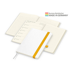 Geiger-Notes Match-Hybrid Creme Bestseller Notizbuch, Natura, inkl. Druck, gelb
