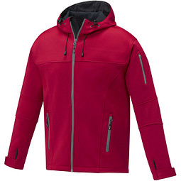 Match Softshelljacke für Herren, rot, XL