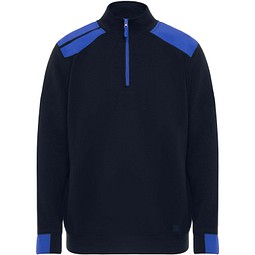 Maverick Pullover für Herren mit halbem Reißverschluss, 280 g/m2, marineblau, XL