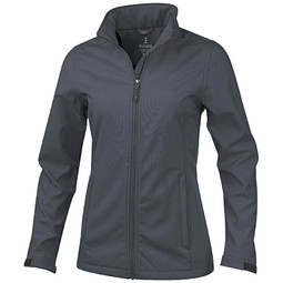 ELEVATE Damen Softshell Jacke Maxson, grau, XL