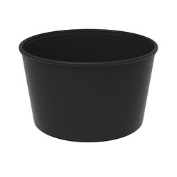 Mehrwegbecher ToGo, 460 ml, schlichtes schwarz