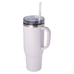 Melbourne 1200 ml RCS-zertifizierter Isolierbecher mit Strohhalm, lila