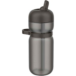 48h Express-Druck Werbeartikel Mepal 600 ml Flip Sportflasche – schwarz – mit Logo bedruckt