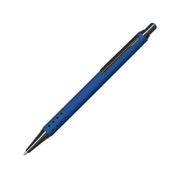 PENKO® Metall-Kugelschreiber Lipari Soft Gun, blaue Mine, dunkelblau