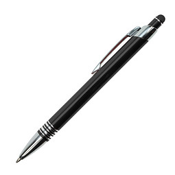 PENKO® Metall-Touch-Kugelschreiber Swansea, schwarz