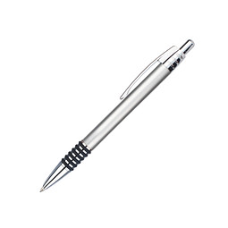 PENKO® Metall-Kugelschreiber Rangun, blaue Mine, silber
