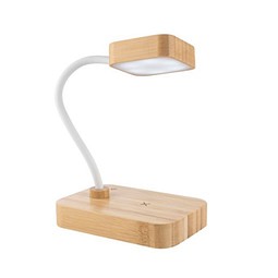 Metmaxx® Tisch- & Ladeleuchte LumiBamboo, natur