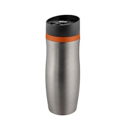 Metmaxx®Thermobecher CremaExtensaProtect titan/Ring, orange