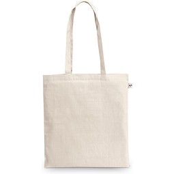 MEXICO. Tasche aus recycelter Baumwolle (70%) und Polyester (30% rPET) (150 g/m²), Naturhell