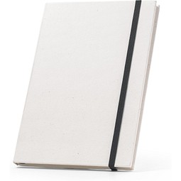 MILKY. A5-Notizblock mit Hardcover aus 100 % recyceltem Papier, Schwarz