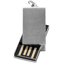 Mini Rotate USB-Stick, silber, 16GB