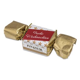 Mini-Seife, Zimt-Orange DeLuxe Gold, 1-seit. Druck