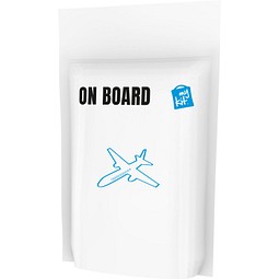 MiniKit Flugzeug in Papierhülle, weiss