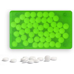 MintCard, 7 g, grün-transparent, ohne Druck