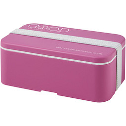 MIYO Lunchbox, magenta, weiß