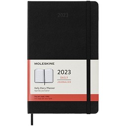 Moleskine Hardcover 12 Monate Tageskalender, schwarz