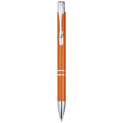 Moneta Druckkugelschreiber aus Aluminium (blaue Mine), orange