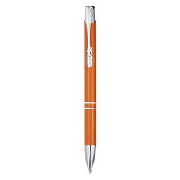 Moneta Kugelschreiber aus recyceltem Aluminium, orange