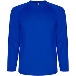 Montecarlo Langarm Sport-Shirt für Männer, blau, XL