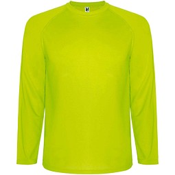 Montecarlo Langarm Sport-Shirt für Männer, Fluor Yellow, XL