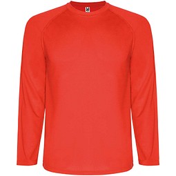 Montecarlo Langarm Sport-Shirt für Männer, rot, S